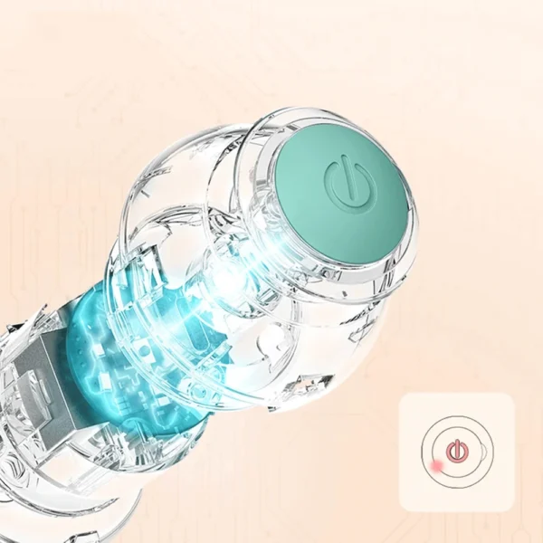 Mundo Bigotes. Bola interactiva para gatos con sensor y recargable USB.